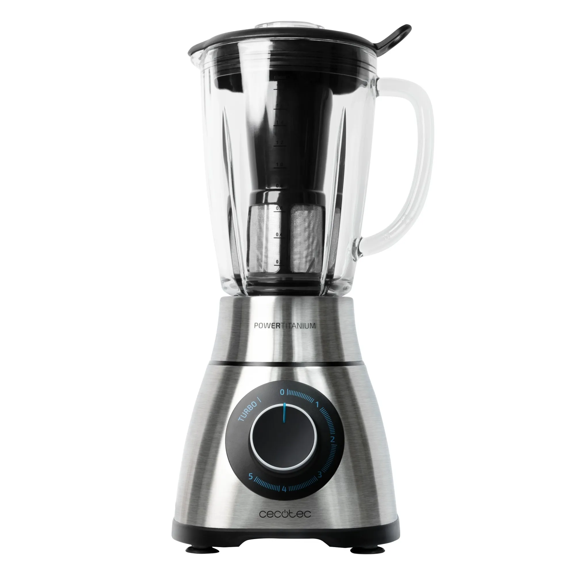 Cecotec Power Black Titanium 1300 Perfectmix 18 L Frullatore da tavolo 1300 W Nero Titanio