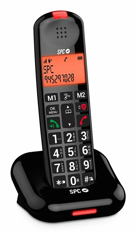 SPC Comfort Kairo Telefono DECT Identificatore di chiamata Nero