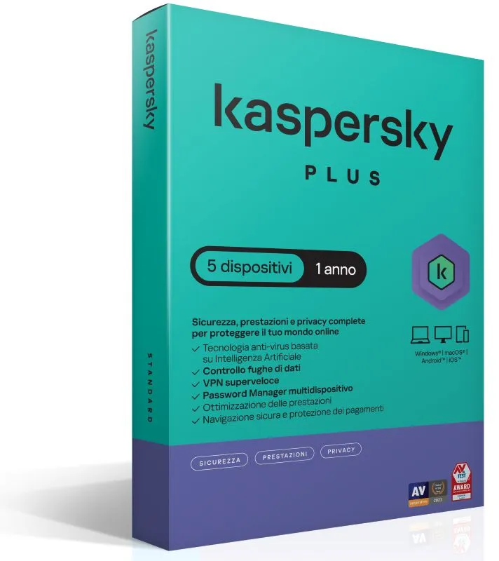 Kaspersky Plus 5Dev 1Y Superslim Box