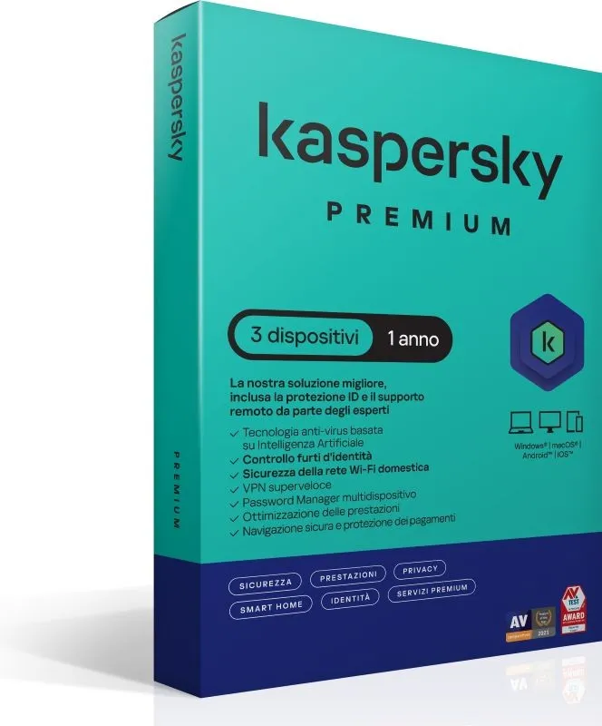 Kaspersky Premium 3Dev 1Y Superslim Box