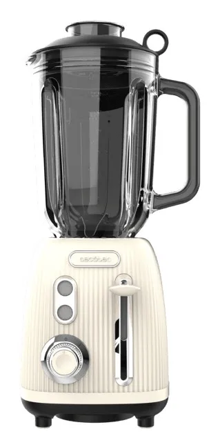 Cecotec Power Black Titanium RetroBeige 15 L Frullatore da tavolo 1200 W Beige