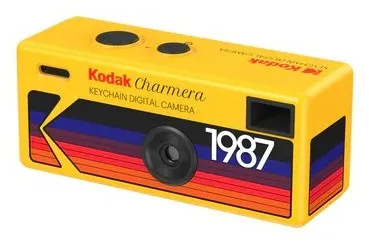 Fotocamera digitale istantanea Kodak Charmera Retro - 16 MP - Dimensioni minuscole/portachiavi - Batteria ricaricabile - Peso 30 g - Modello casuale