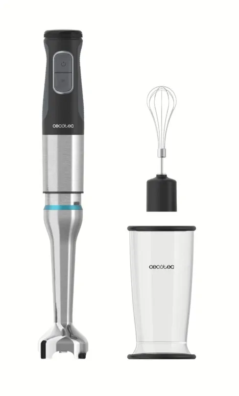 Cecotec 03960 frullatore Frullatore ad immersione 1200 W Nero Acciaio inox