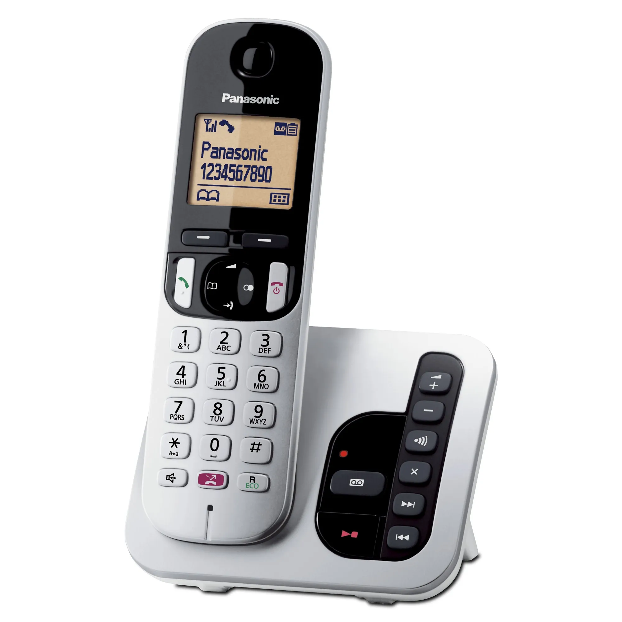 Telefon0 Cordless Pan Tgc260 Silver Gap Vivav/Segreteria/16 Ore.