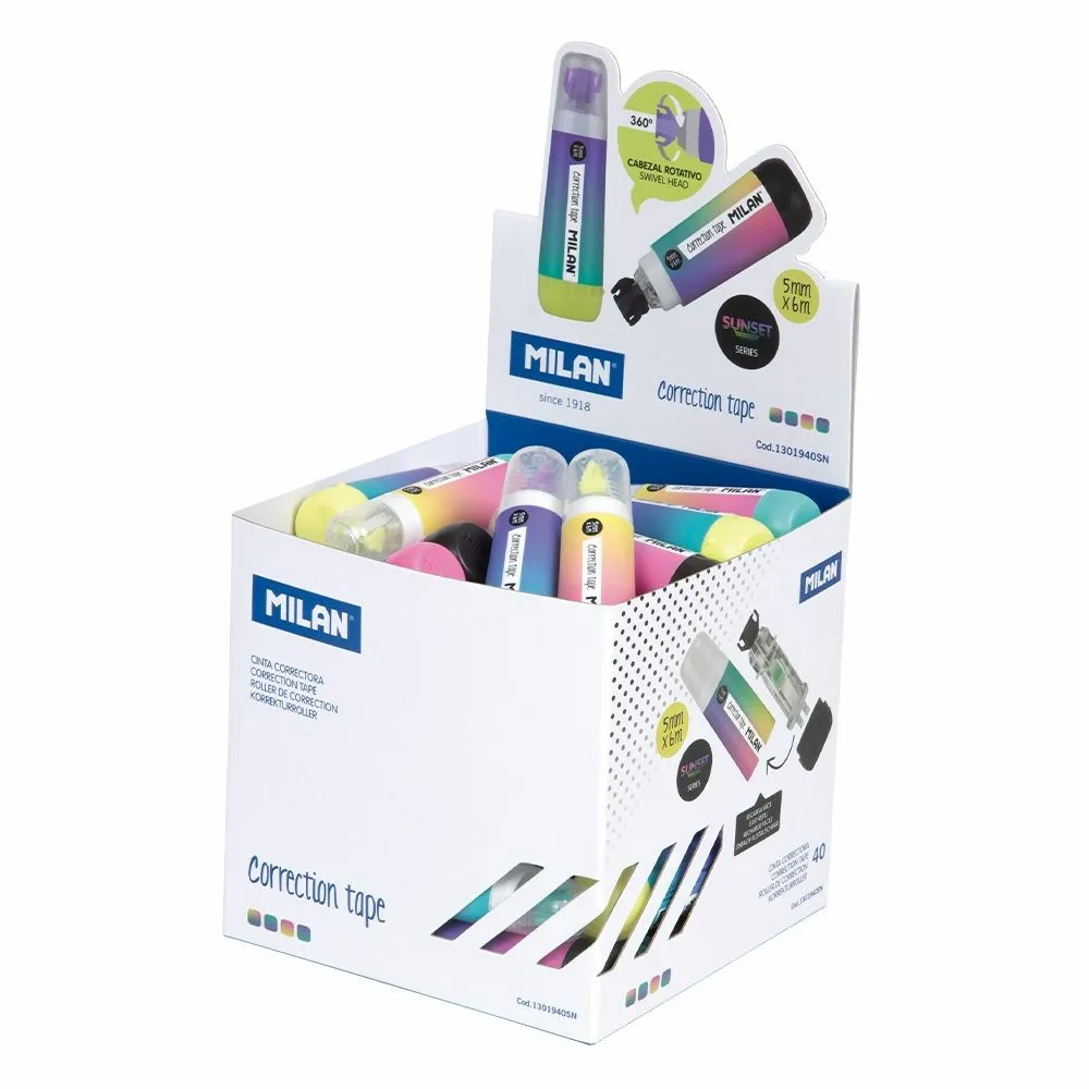 Milan Sunset nastro di correzione 6 m Multicolore 40 pz