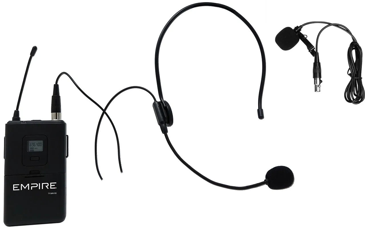 Microfono Empire Neck Lavalier Uhf