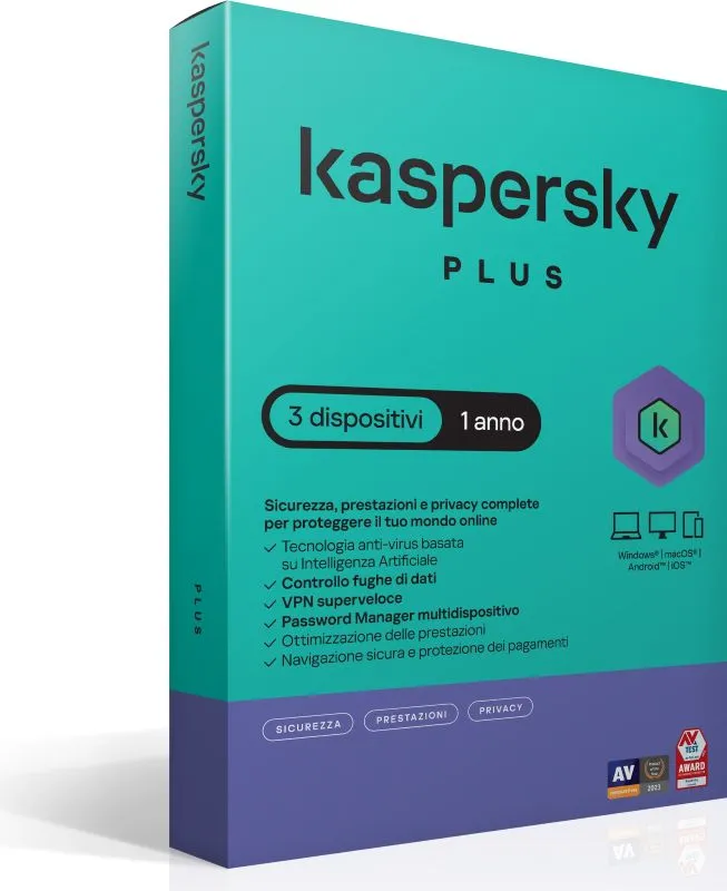 Kaspersky Plus 3Dev 1Y Superslim Box