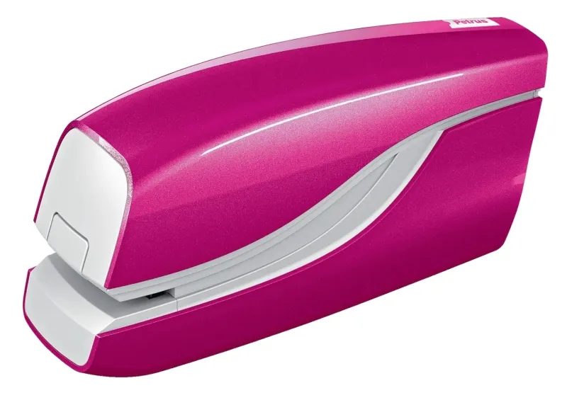 Cucitrice elettrica senza contatto Petrus WOW E-310 - Fino a 10 fogli - Pinzatura ravvicinata - Utilizza punti Petrus n. 10 - Fucsia metallizzato