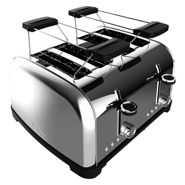 Cecotec 04828 tostapane 7 4 fetta/e 1700 W Nero Argento