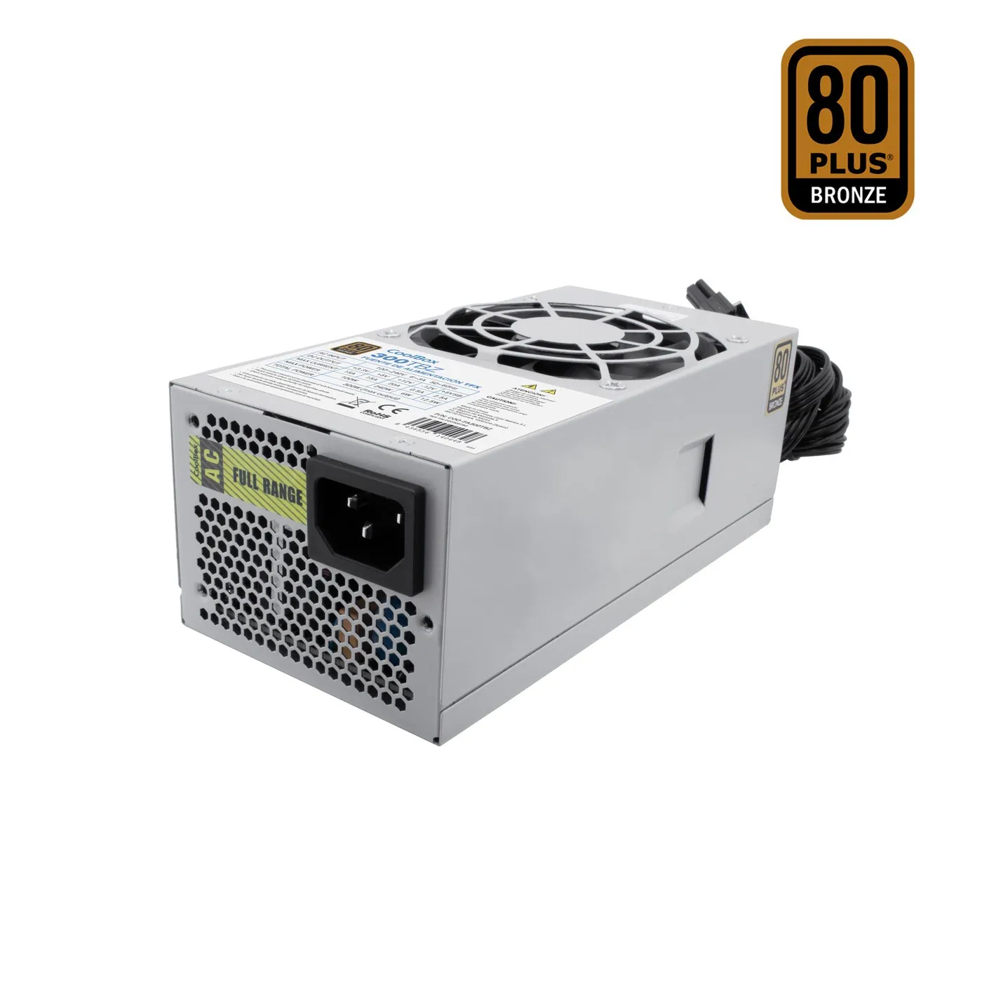 CoolBox T300 alimentatore per computer 300 W 20+4 pin ATX TFX Grigio