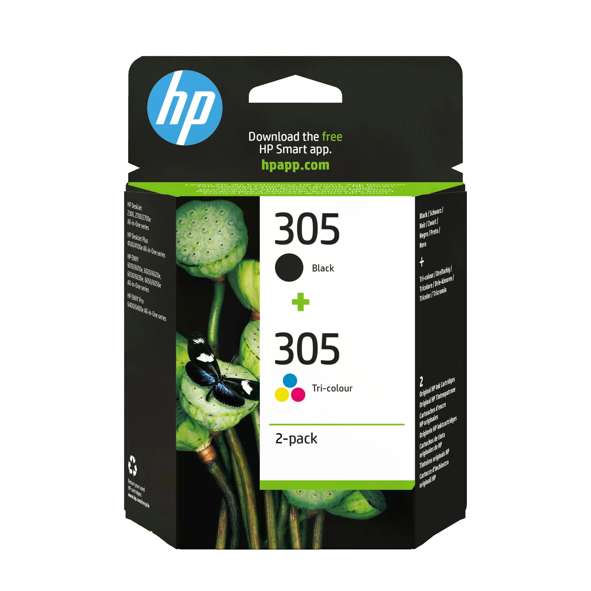 Hp Cartuccia 305 Multicolor Nero+Colore Inkjet Standard Conf 2 Cartucce