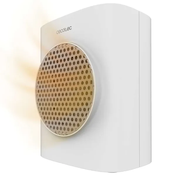 Cecotec ReadyWarm 1570 Max Stufa elettrica da tavolo in ceramica intelligente - Potenza 1500W - Display digitale - Termostato regolabile - 3 modalità di riscaldamento - Funzioni di sicurezza integrate - Bianca