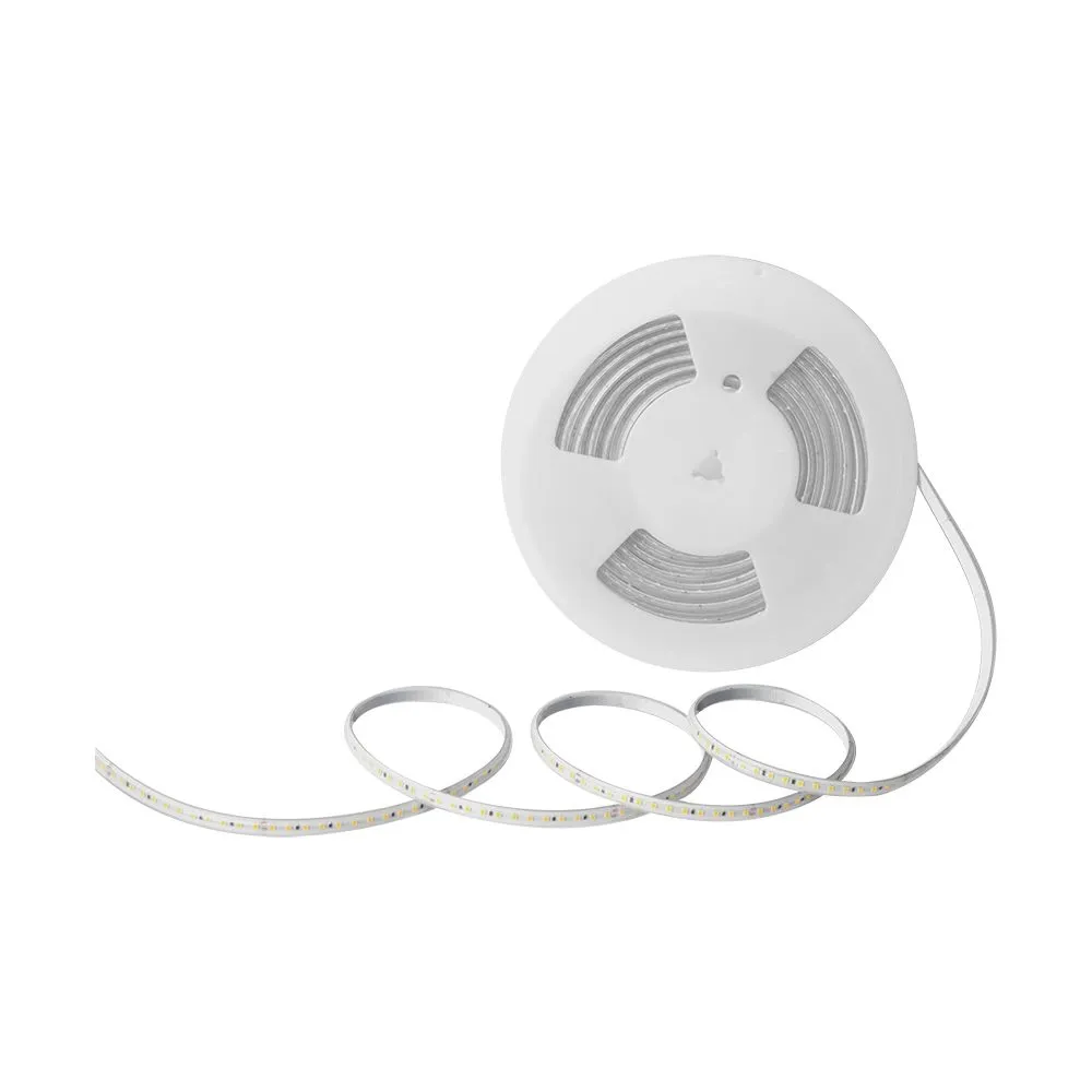Strip LED 220V SMD2835 10.5W/m 10m 120 LED/m con Spina 3000K IP65 10mm
