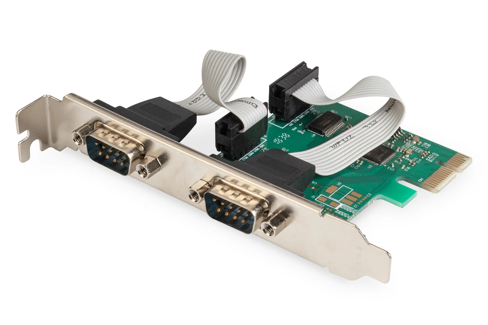 Scheda Pci Express Con 2 Porte Seriali 9 Poli