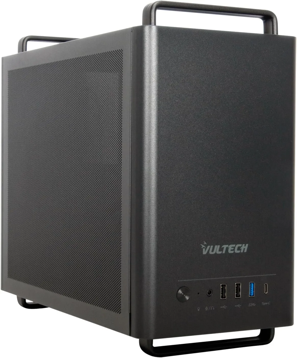 Vultech Case Micro-Atx Vco-M1059-N Con 1X Type-C 1X Usb 3.0 + 2X Usb 2.0 Nero
