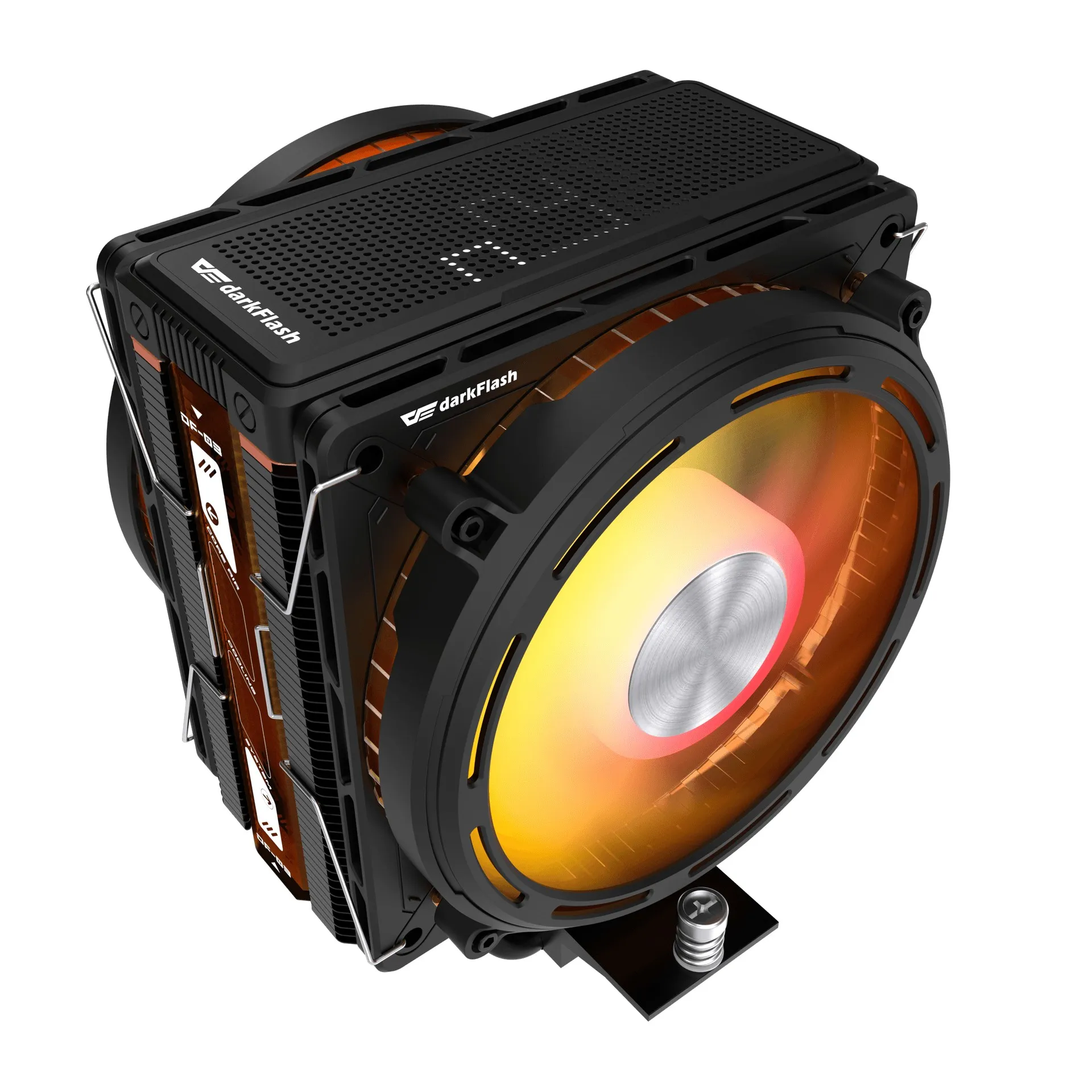 Darkflash E400 Plus Cpu Air Cooler Dual Argb Fans 230W Tdp 800-2000 Rpm Intel Lga1851/1700/1200
