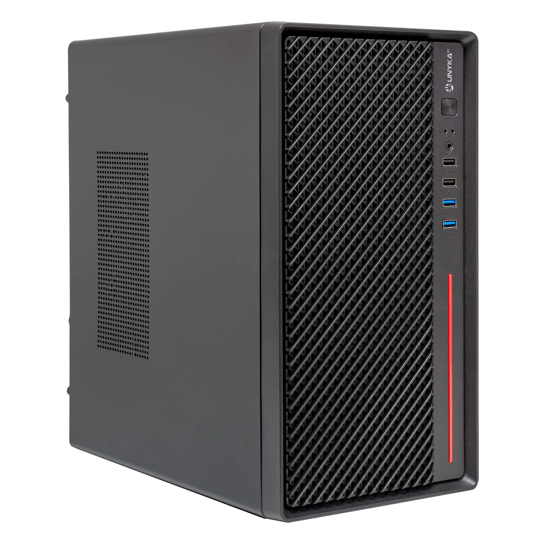 UNYKAch Numen 300 Pro Micro Tower Nero Rosso
