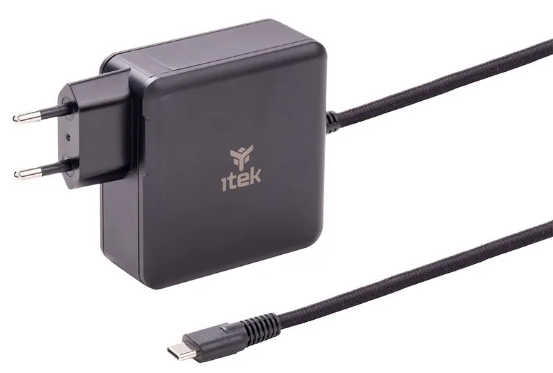 Itek Alimentatore A Muro Per Nb E Dispositivi Usb-C Pd 100W Gan
