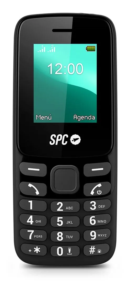 SPC Talk 2 Go 45 cm (1.77) 74 g Nero Telefono cellulare basico