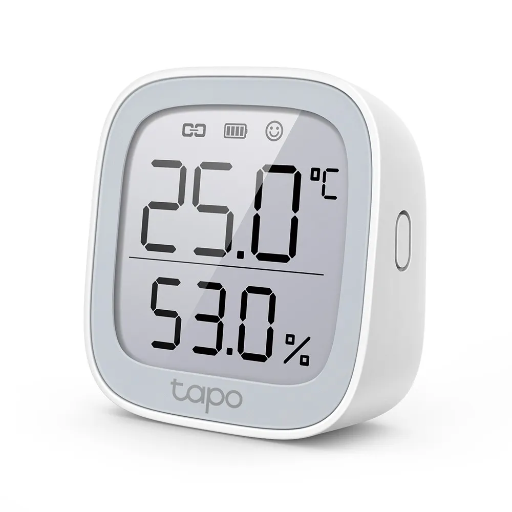 Sensore di temperatura e umidità TP-Link Tapo T315 - Schermo da 27 - Monitoraggio accurato in tempo reale - Notifica istantanea - Colore bianco