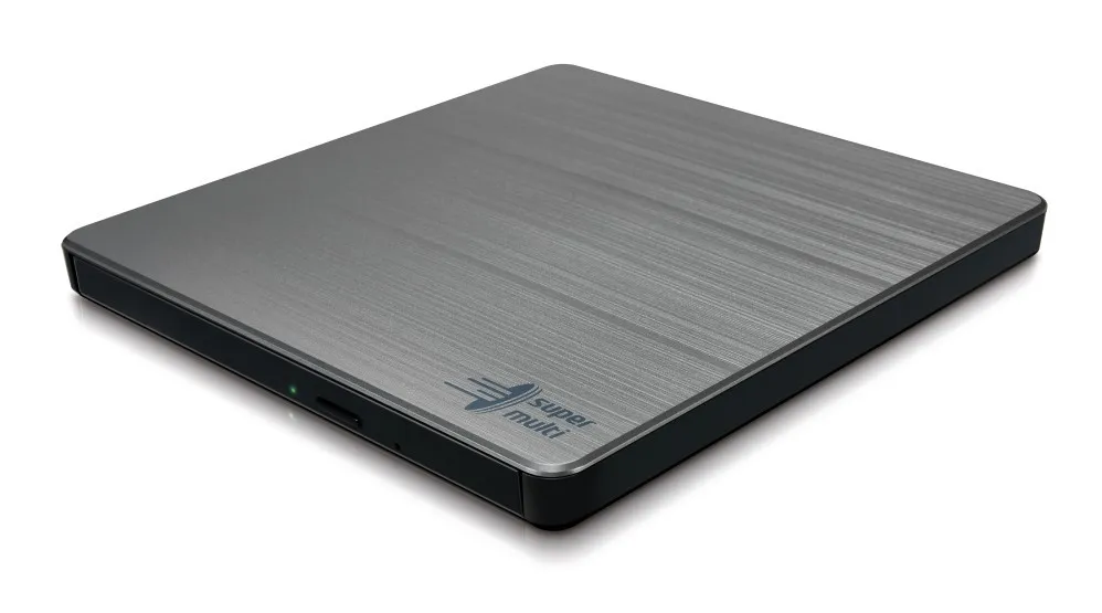 Hitachi-LG Slim Portable DVD-Writer lettore di disco ottico DVD±RW Argento