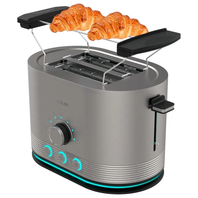 Cecotec 03285 tostapane 7 2 fetta/e 1400 W Acciaio inox