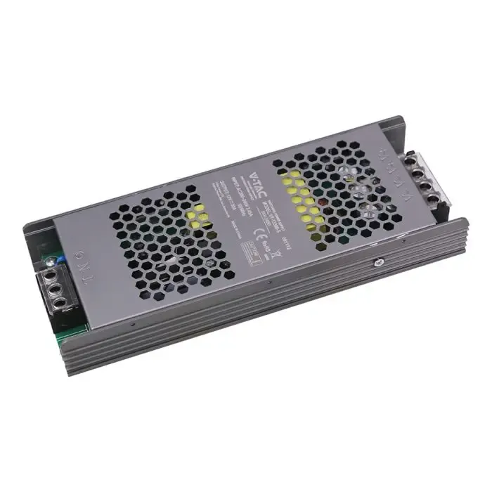 V-TAC Alimentatore LED Slim in Metallo 360W 12V 30A con 1 Uscita 208x82x32mm IP20