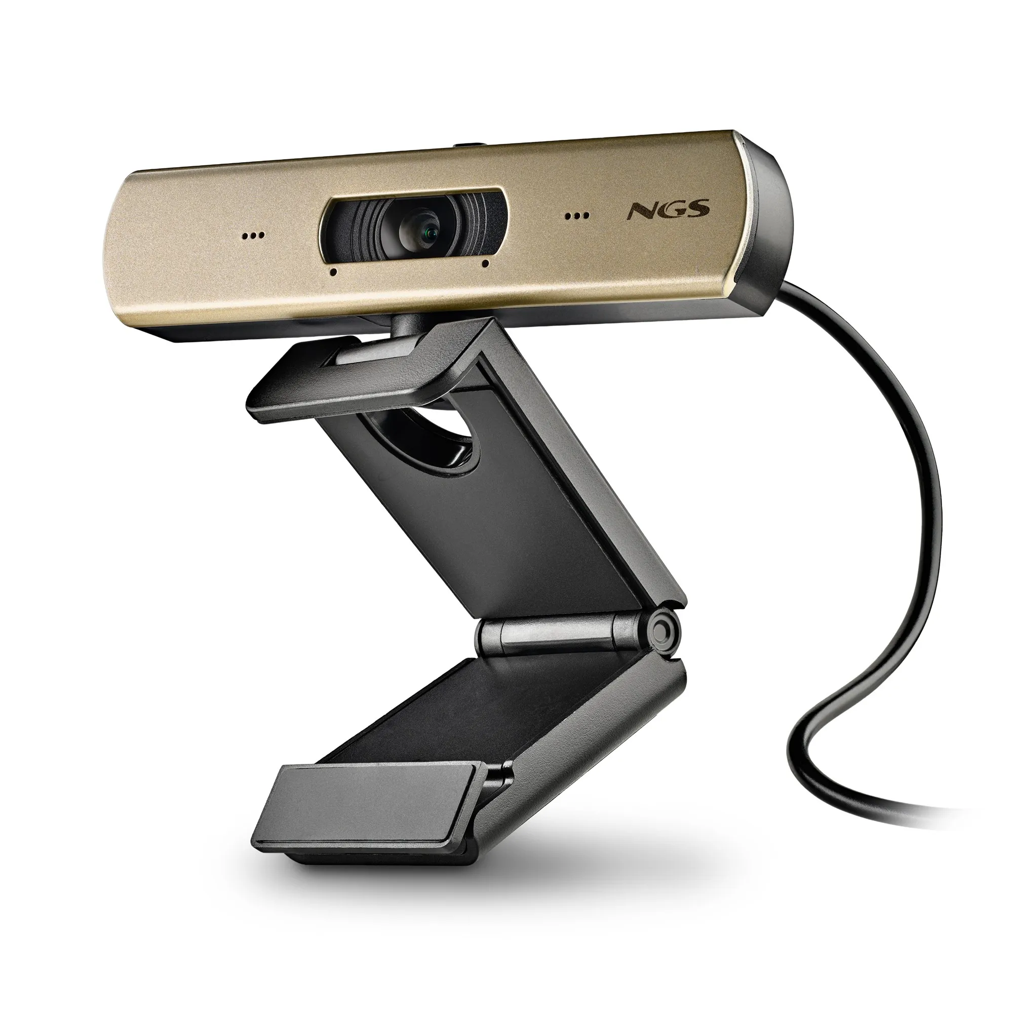 NGS XPRESSCAM 4000 webcam 12 MP 3840 x 2160 Pixel USB 2.0 Nero Oro