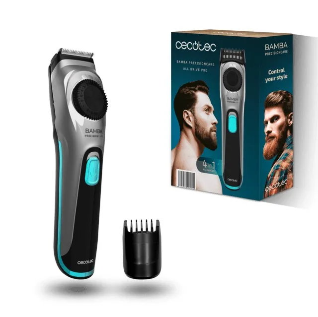 Cecotec Bamba PrecisionCare AllDrive Pro Nero Argento Ioni di Litio