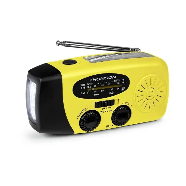 Radio Thomson RT260 - Torcia di emergenza - Funzione power bank - Gialla