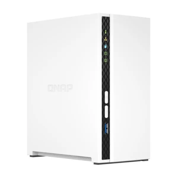 Qnap 2 Bay Arm 4C 2.0GHZ 2 X Sata 3.5 2.5 2GB RAM TS-233