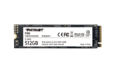 Patriot SSD Interno P300 512gb M.2 Pcie R/W 1700/1200 Gen 3X4 P300p512gm28