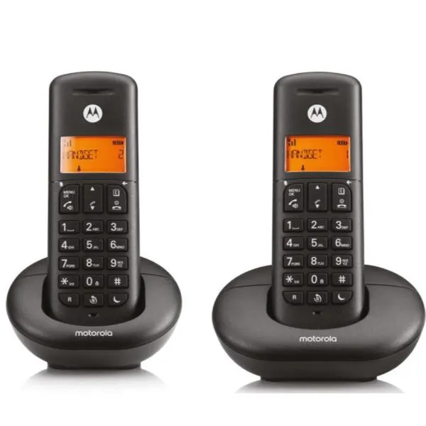 Motorola Cordless E202 Duo Nero 107E202