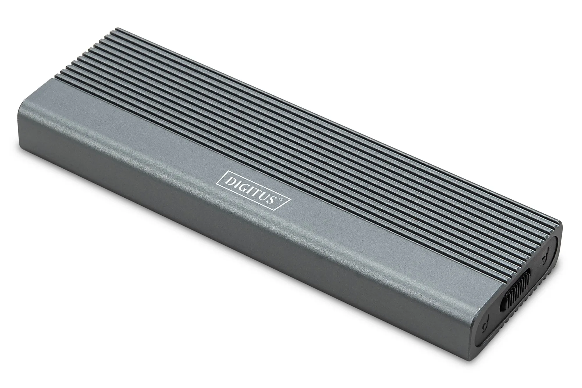 Digitus Alloggiamento Per Disco Rigido Usb M.2 Ssd Esterno Nvme + Sata 10 Gbps (Nvme) 6 Gbps (Sata) Usb3.1 Gen2 Alluminio Senza Attrezzi
