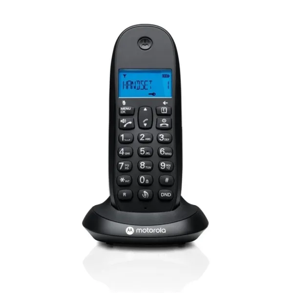 Telefono cordless DECT Motorola C1001L - ID chiamante - Vivavoce