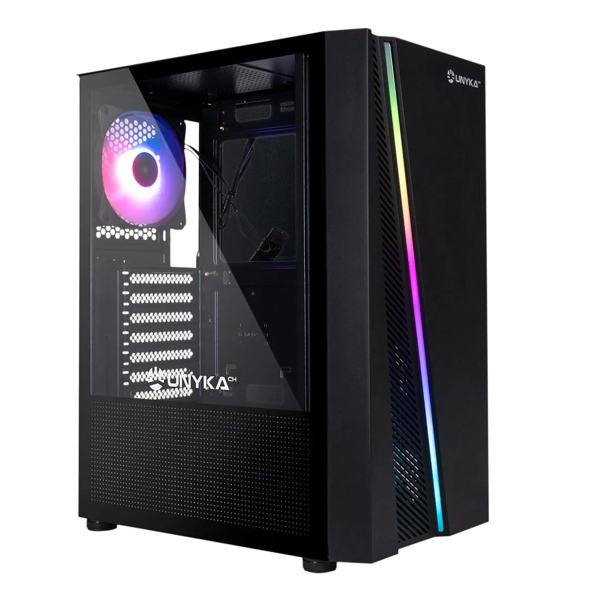 UNYKAch ATX Glayze Black Tower Nero