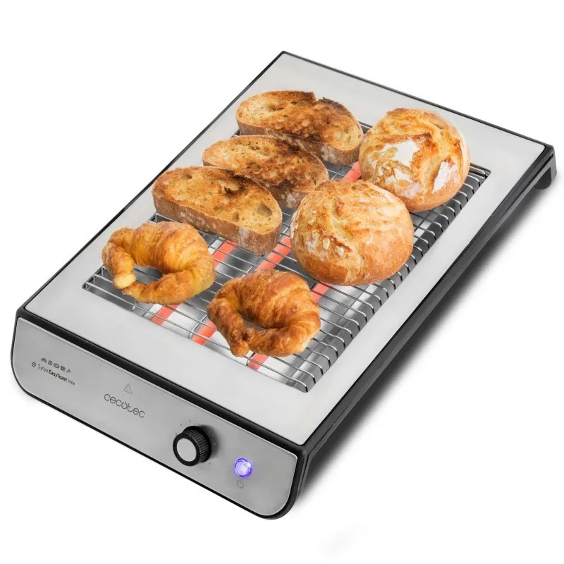 Cecotec Turbo EasyToast Inox 6 900 W Nero Argento