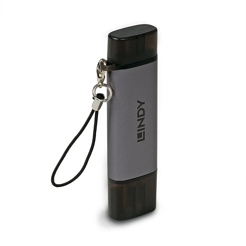Lindy Lettore Di Schede Sd/Microsd Usb 3.2 Tipo C E A