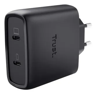 Trust Maxo 65W 2P Usb-C Gan Charger Blk