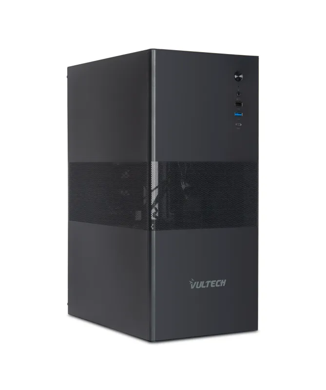 Vultech Case Atx Vco-A1759-N Con 1X Type-C 1X Usb 3.0 + 1X Usb 2.0 Nero