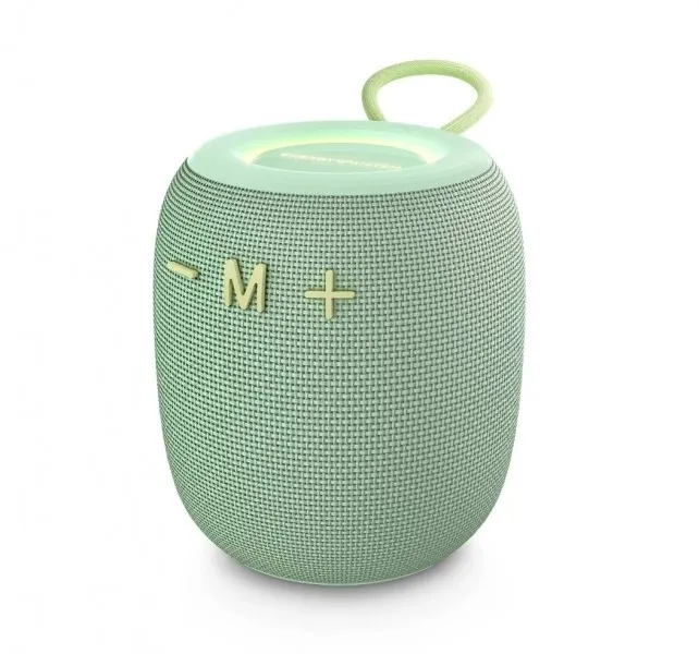 Altoparlante Bluetooth Energy Sistem Bloom - Durata Batteria 18h - Luci LED - Tecnologia True Wireless Stereo - IPX6 - Colore Verde