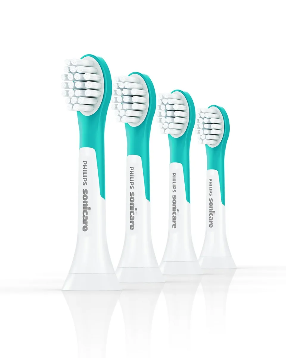 Philips Testine Ricambio 4Pcs Sonic Hx6034/90 Spazzolino Kid