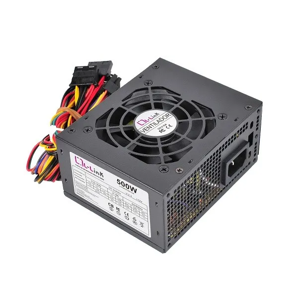 L-Link LL-PS-MICRO500-CAB alimentatore per computer 500 W 20+4 pin ATX ATX Nero