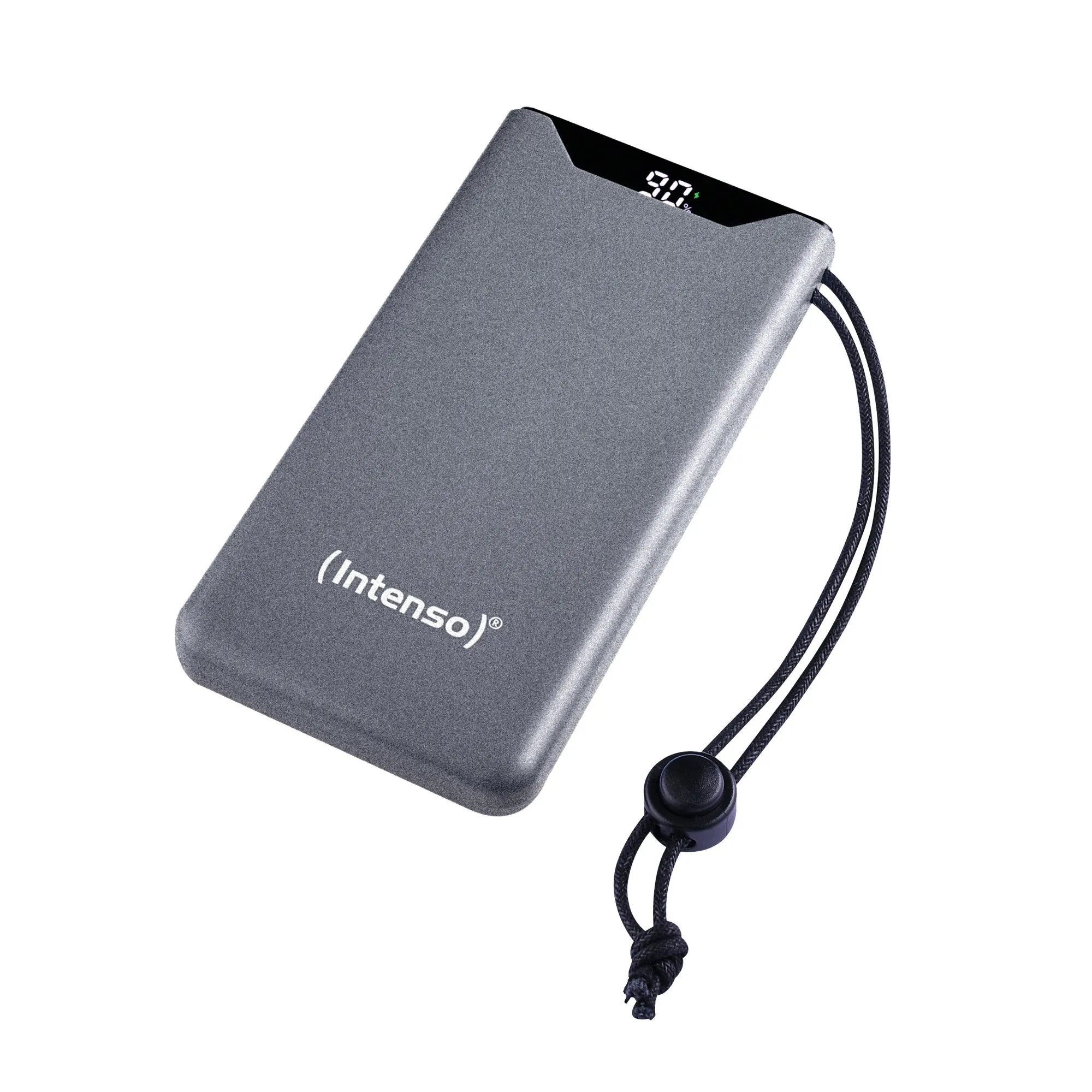 Intenso Power Bank F10000 Pd Qualcomm Quick Charge 3.0 Digital Percentage Display Grigio