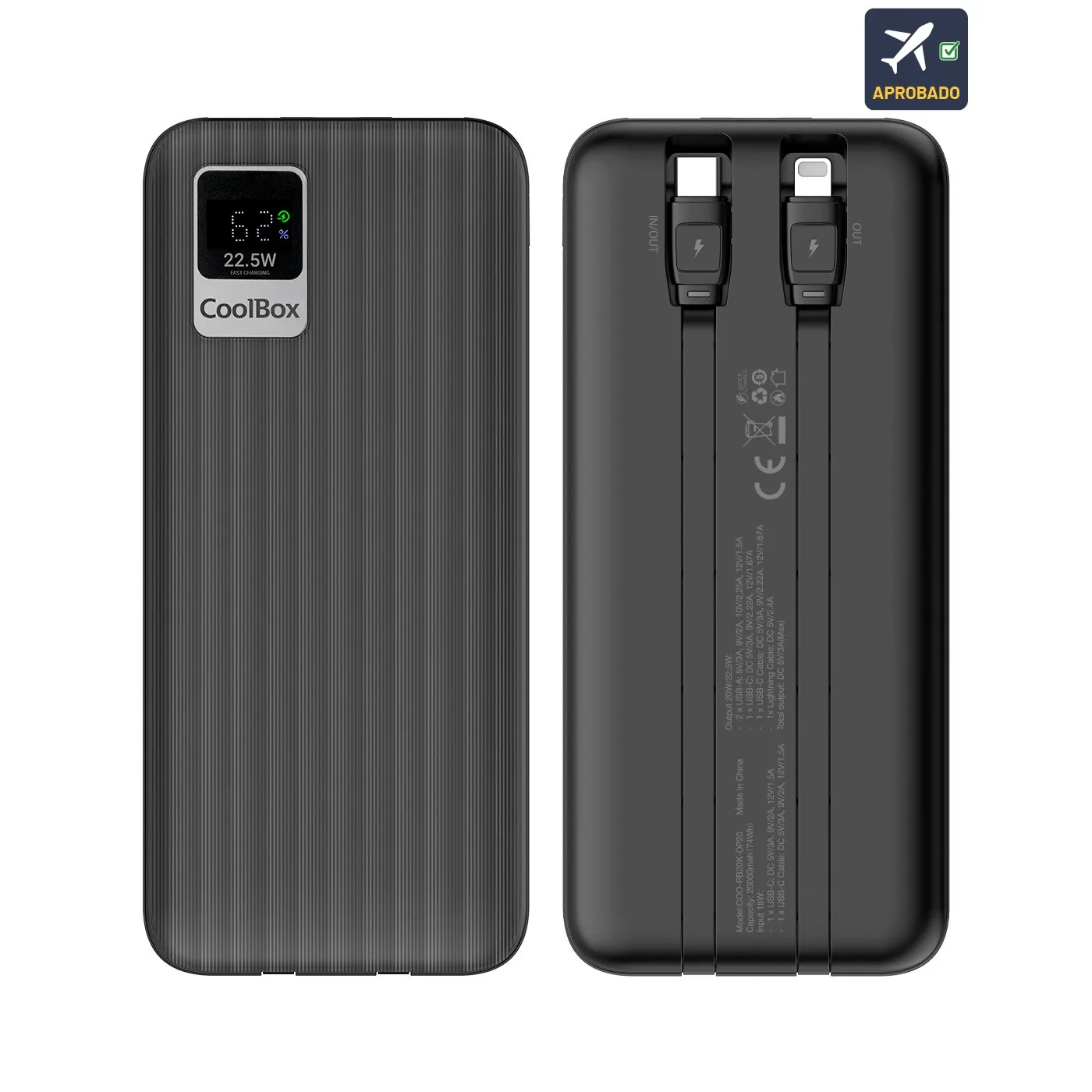 CoolBox COO-PB20K-DP20 batteria portatile
