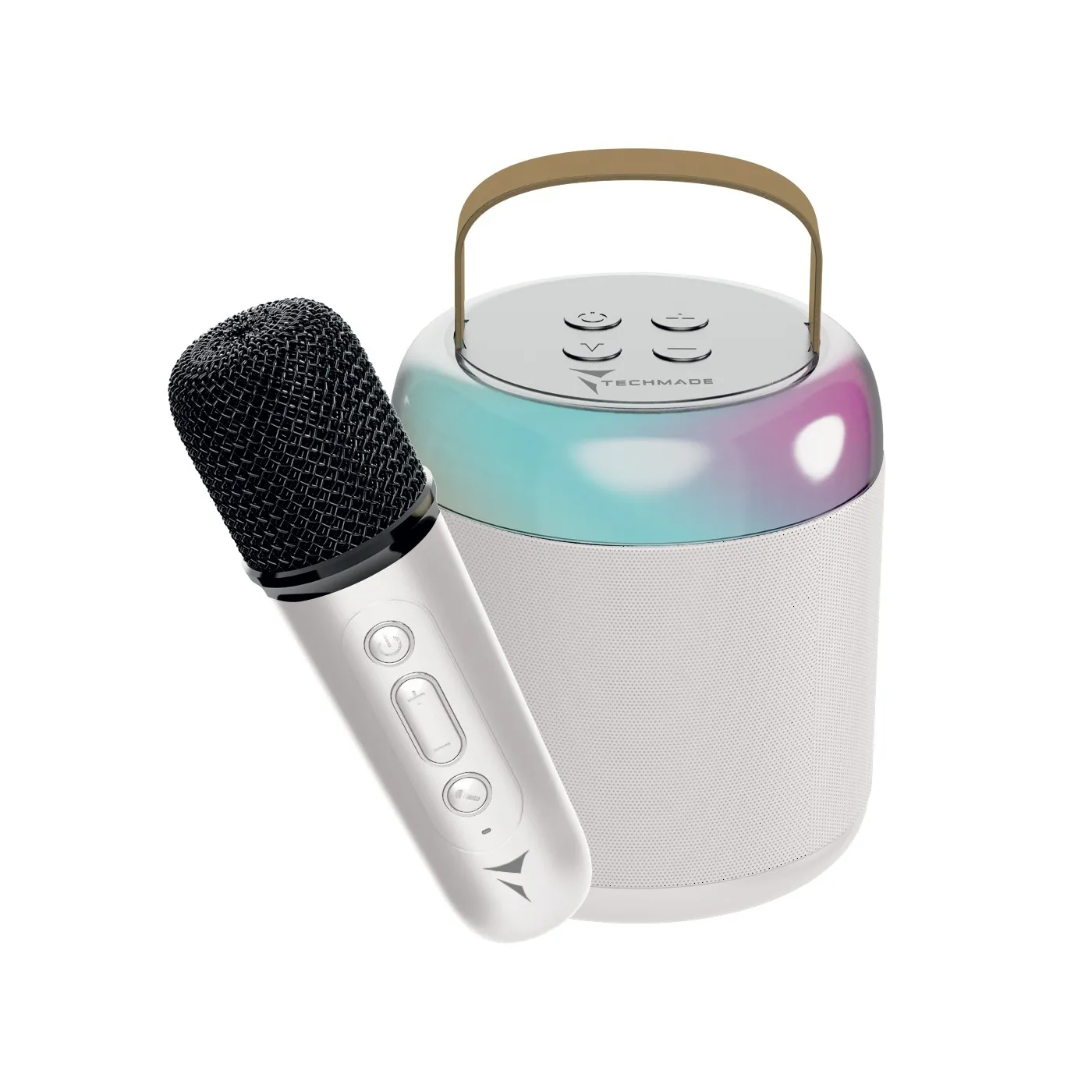 Karaoke Techmade Bt Speaker+Mic Bia Nco Sd Slot Batteria 500Mah Lithium