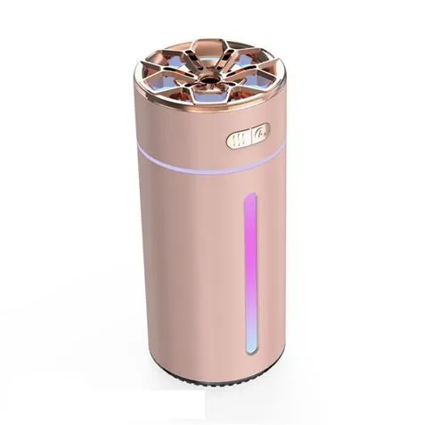 Deodorante per ambienti XO Small Space - Luce RGB - Batteria da 800 mAh - Caricabatterie Type-C - Capacità 300 ml - Rosa