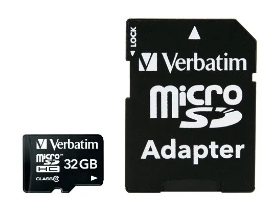Verbatim Micro Sdhc 32Gb Classe 10 + Adattatore