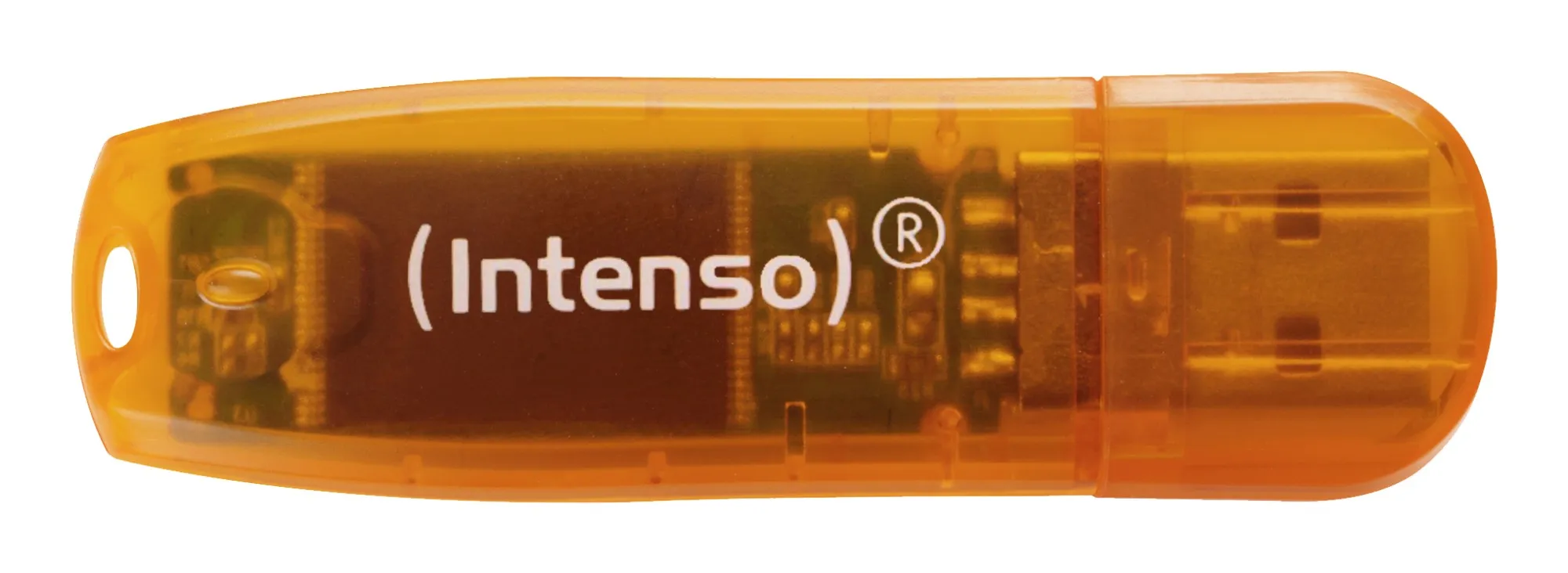 Intenso Pen Disk Rainbow Line 64Gb Orange Usb 2.0
