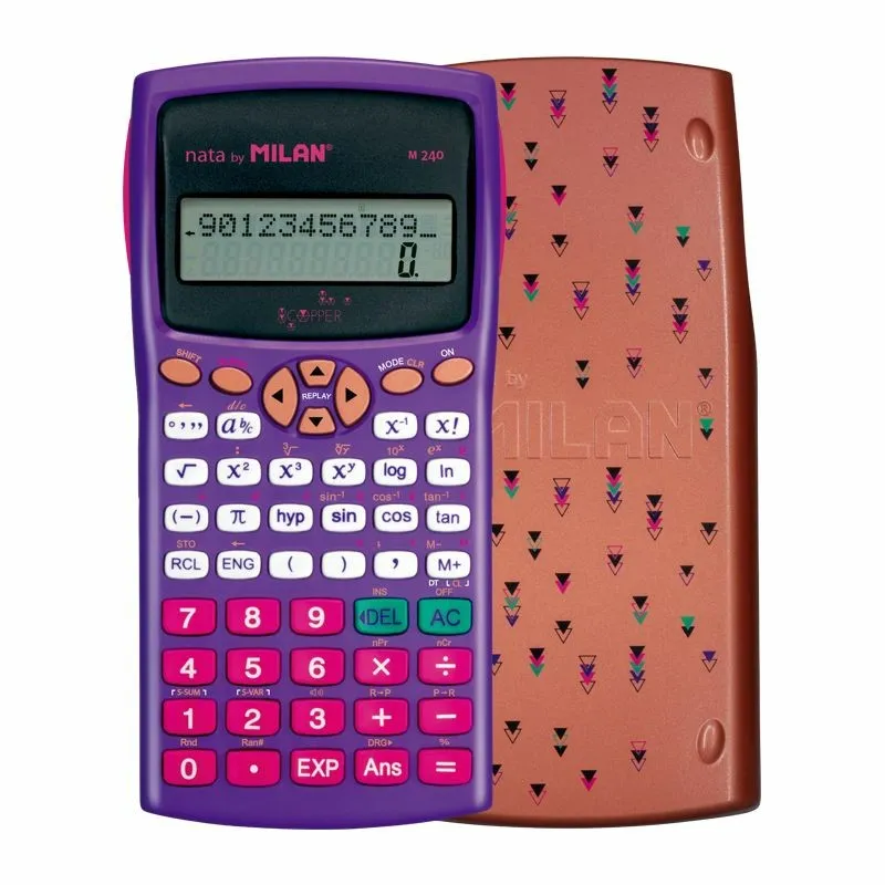 Milan M240 calcolatrice Desktop Calcolatrice scientifica Rame Viola